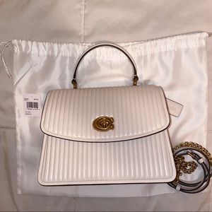 Coach Parker Top Handle Chalk